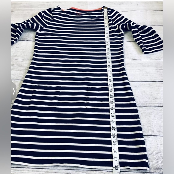 EUC Boden nautical Breton Stripe semi-fitted sheath dress, size 4 MSRP $118 - Picture 13 of 16